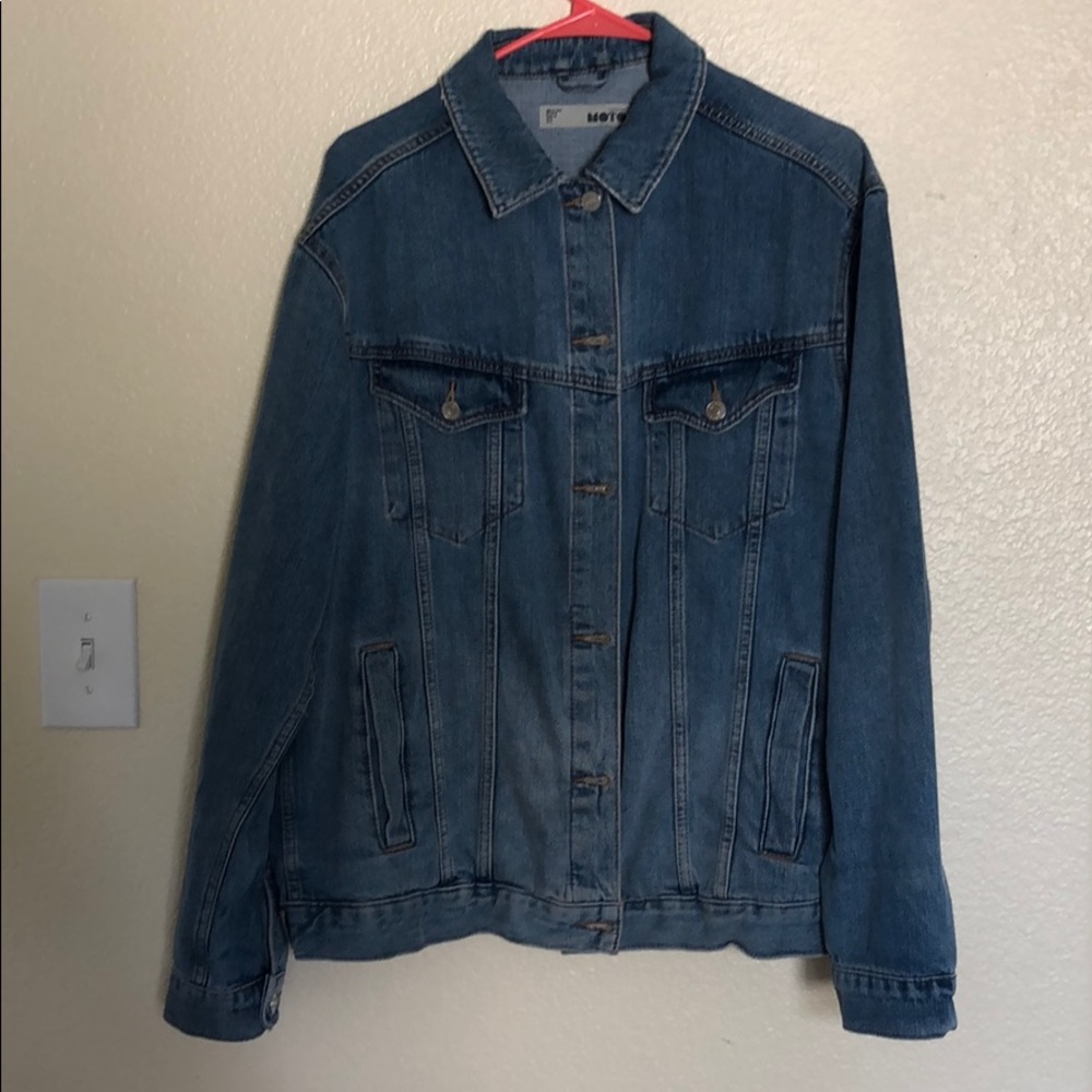 Topshop oversized denim jacket